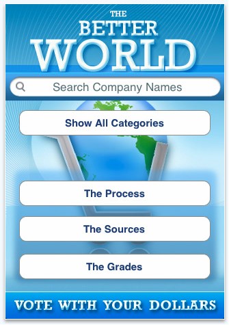Better World Shopper App