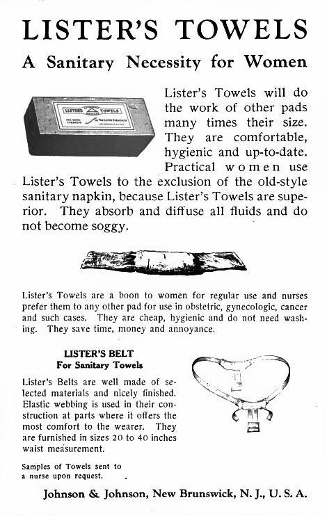 A Brief History of Pads and Tampons