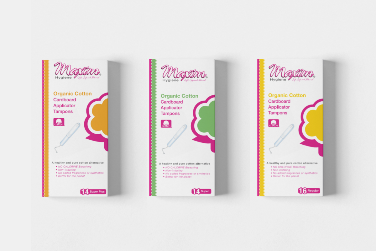 Organic CArdboard Applicator Tampons